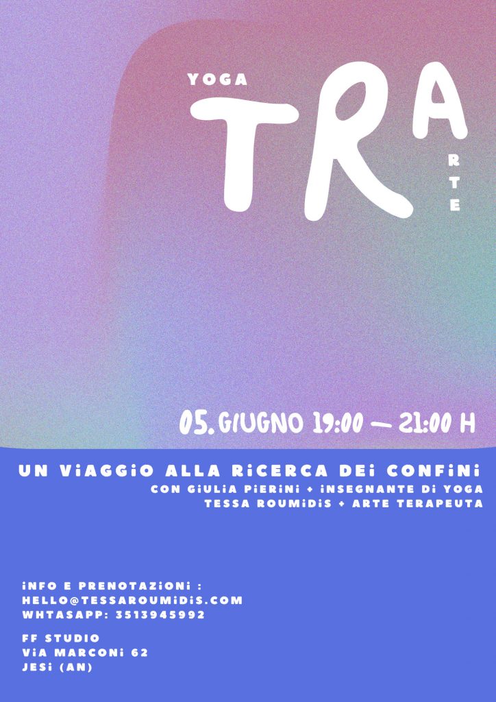Flyer Yoga und Kunst